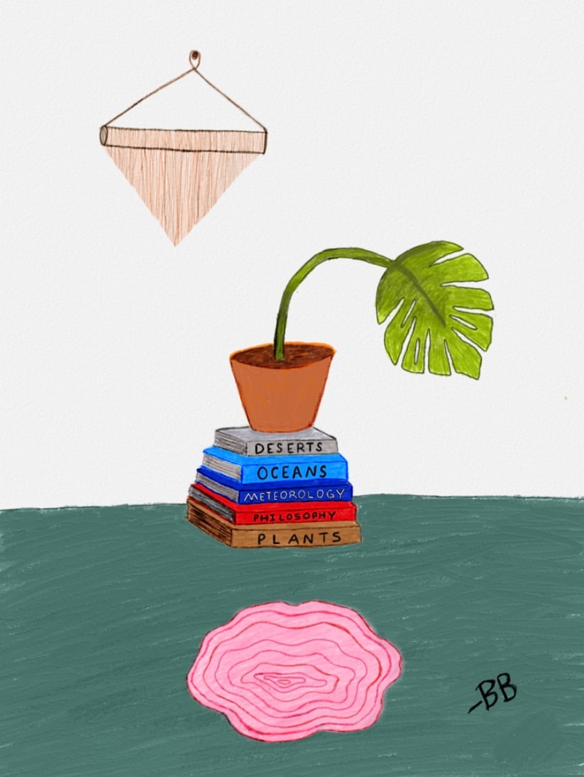 Plant on Books